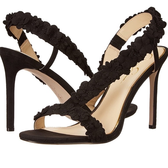 Jessica Simpson Womens Jessin Embellished Dress Sandals Suze 9M - Picture 2 of 8